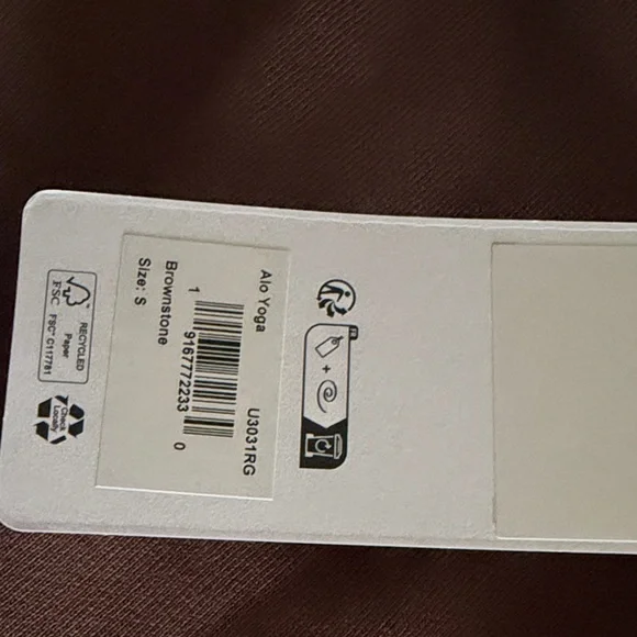 ALO Yoga Brown Crew Neck Sweater - Picture 3 of 4